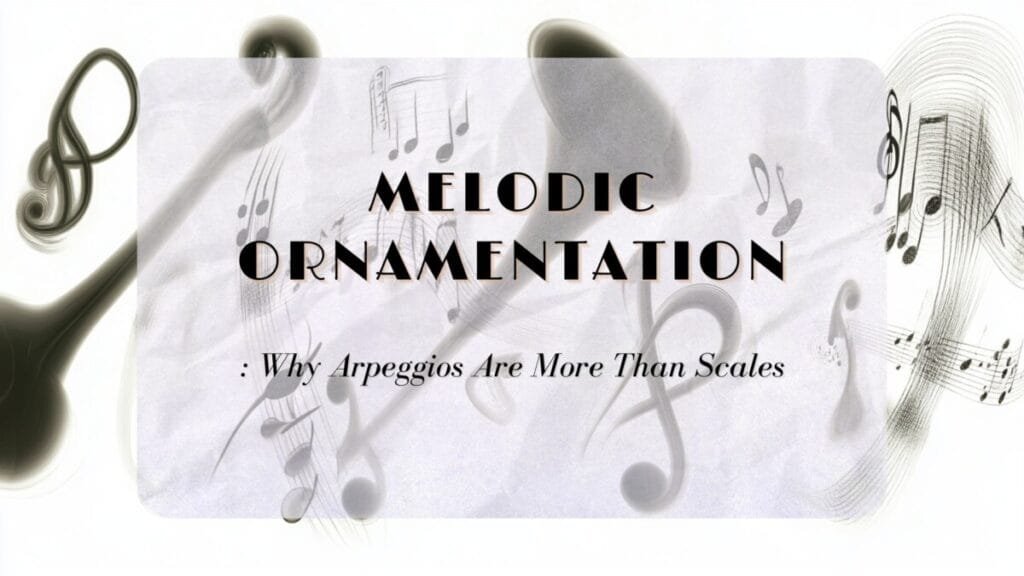Melodic Ornamentation: Why Arpeggios Are More Than Scales
